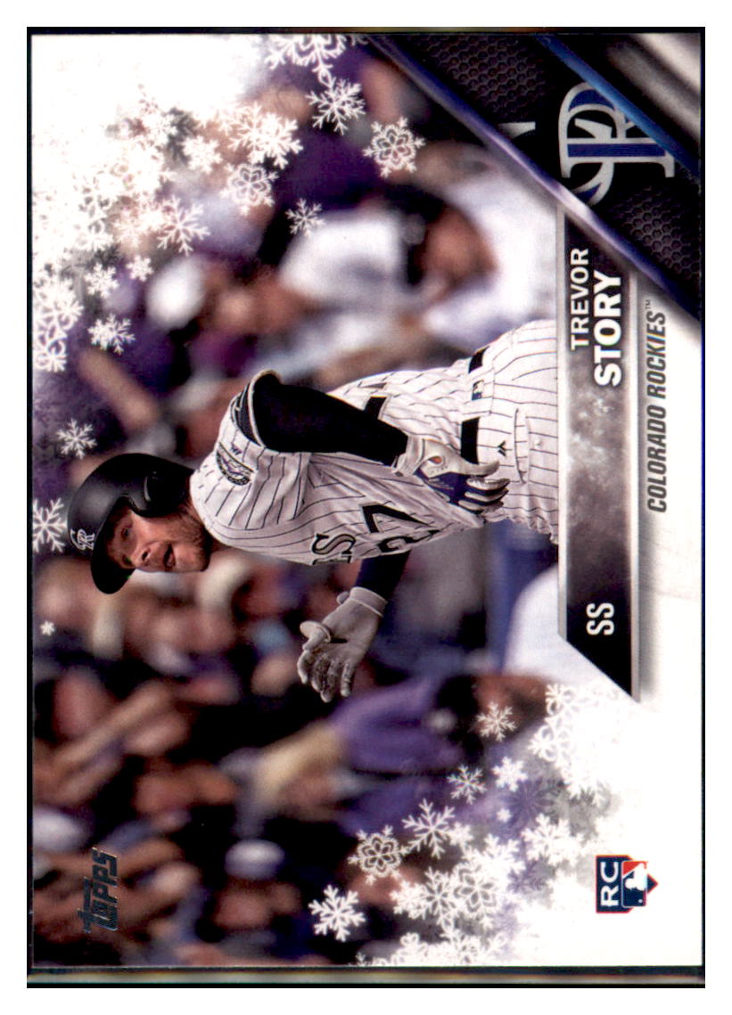 2016 Topps Holiday Trevor Story Colorado Rockies #HMW136 Baseball card MATV4A simple Xclusive Collectibles