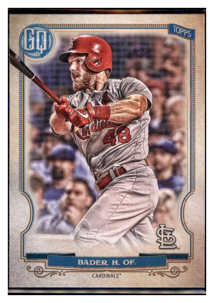 2020 Topps Gypsy Queen Harrison
  Bader  St. Louis Cardinals #53 Baseball
  card   MATV4A simple Xclusive Collectibles   