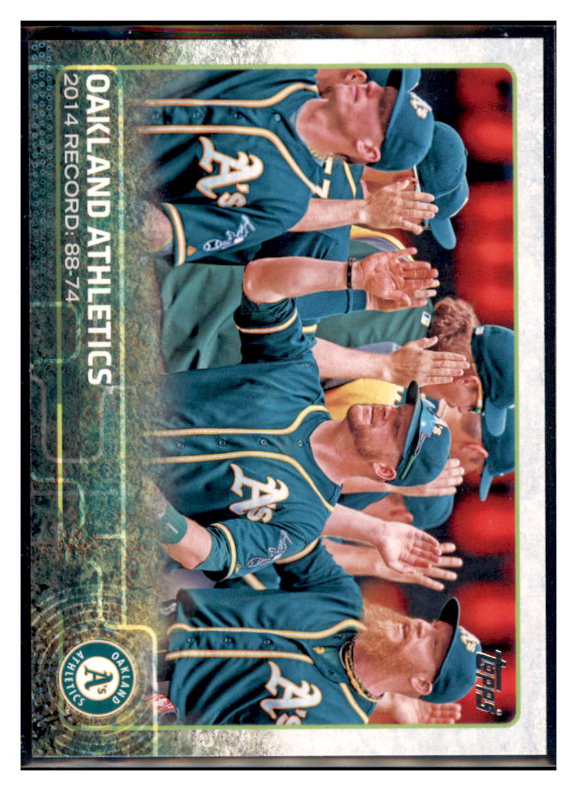 2015 Topps Oakland Athletics PR1000  Oakland Athletics #33 Baseball card   MATV4A simple Xclusive Collectibles
