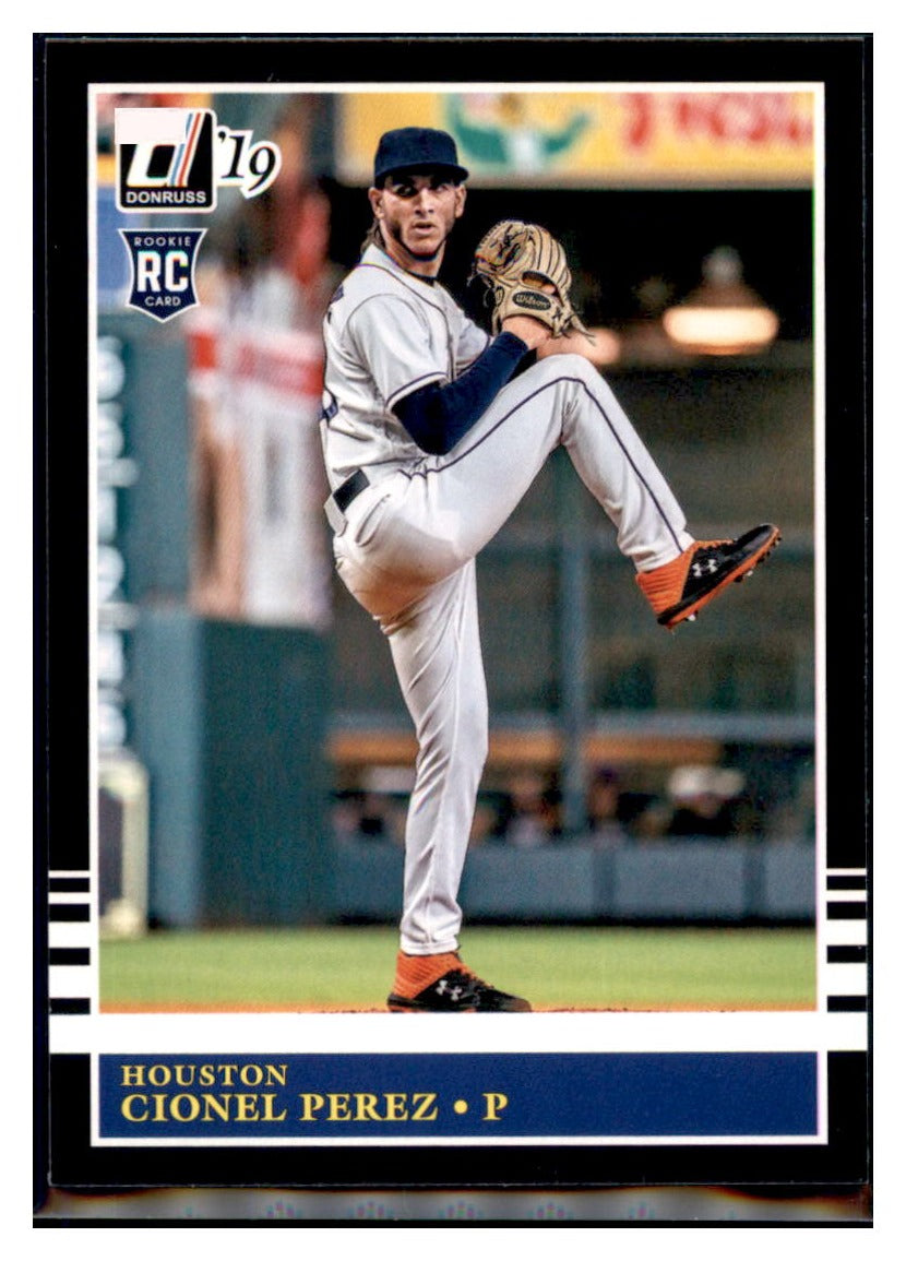 2019 Donruss Cionel Perez Houston Astros #233 Baseball card MATV4A simple Xclusive Collectibles