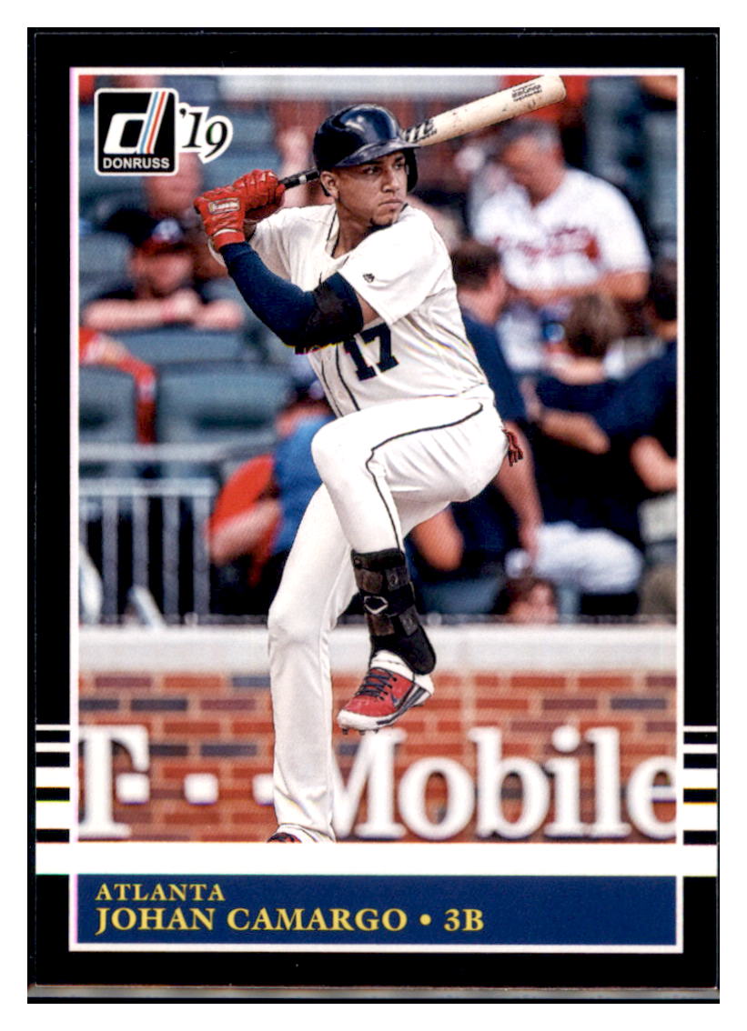 2019 Donruss Johan Camargo  Atlanta Braves #206 Baseball card   MATV4A simple Xclusive Collectibles   