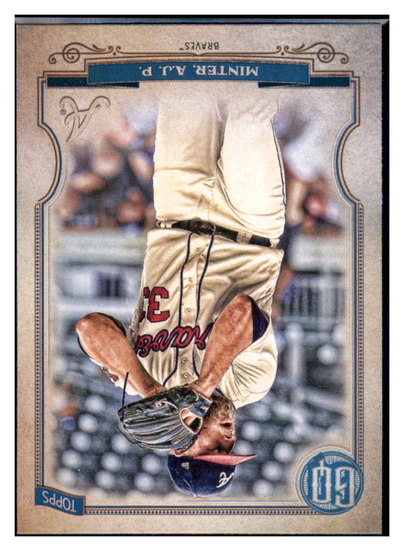 2020 Topps Gypsy Queen A.J. Minter  Atlanta Braves #78 Baseball card   MATV4A simple Xclusive Collectibles