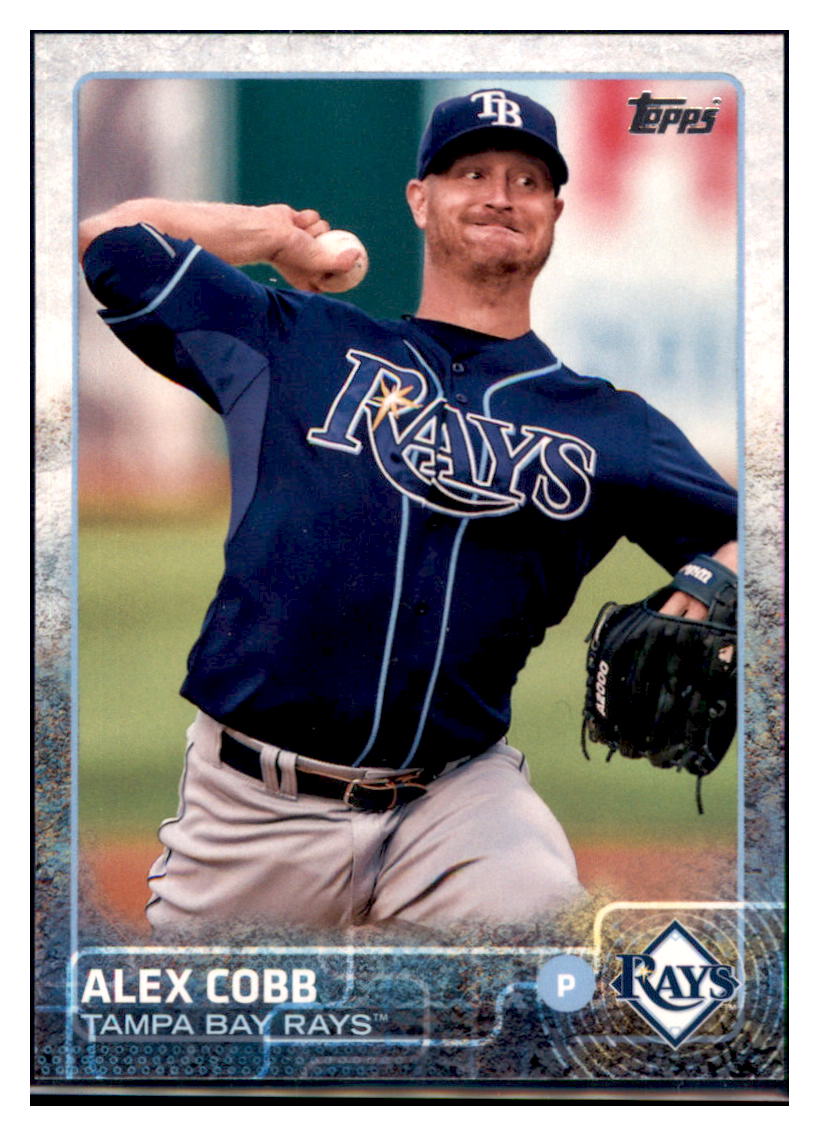 2015 Topps Alex Cobb  Tampa Bay Rays #28 Baseball card   MATV4A simple Xclusive Collectibles