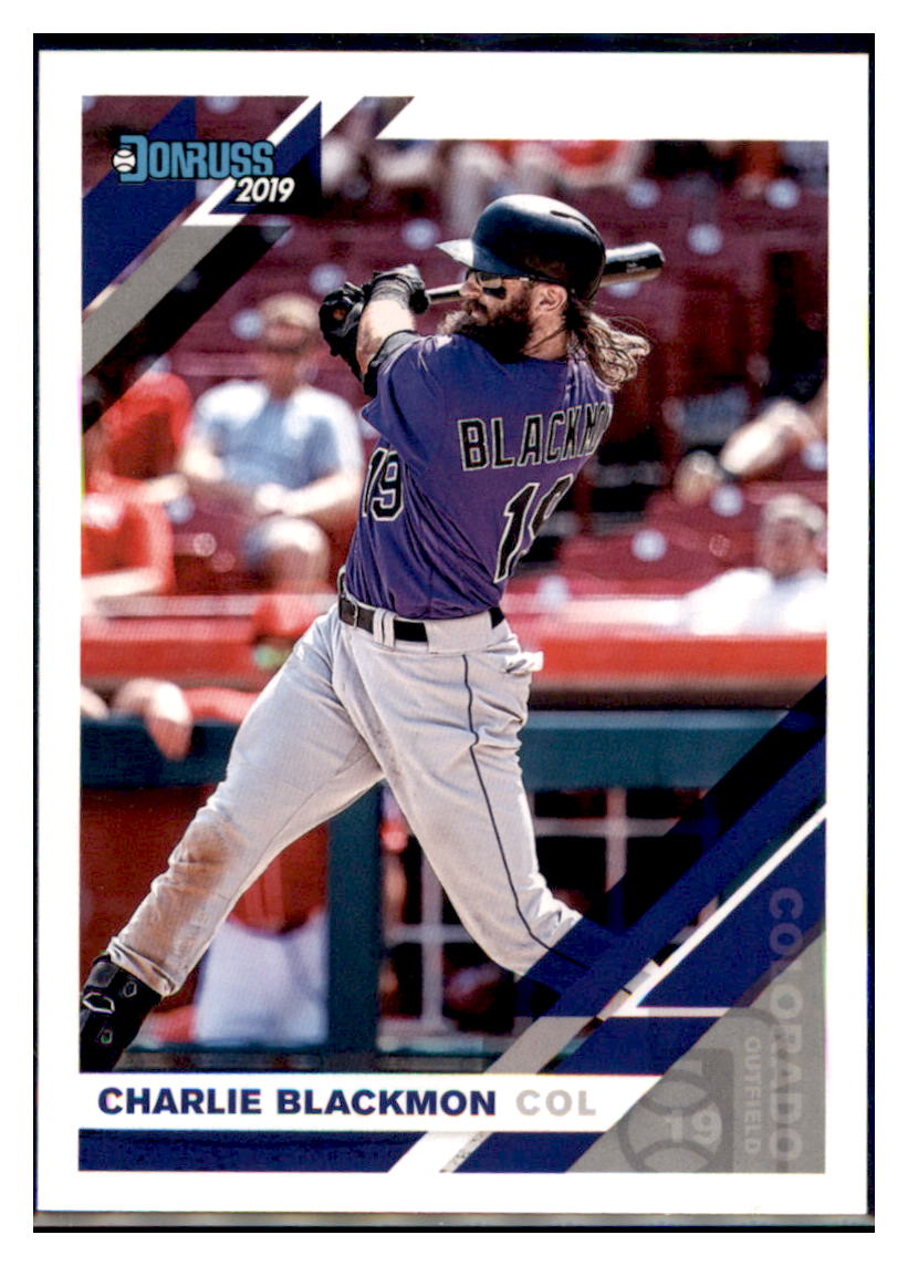 2019 Donruss Charlie Blackmon  Colorado Rockies #131 Baseball card   MATV4A simple Xclusive Collectibles