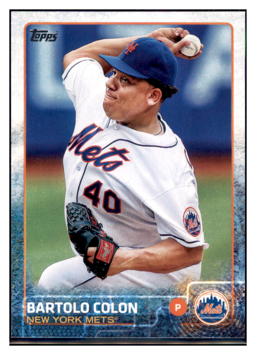 2015 Topps Bartolo Colon  New York Mets #244 Baseball card   MATV4A simple Xclusive Collectibles