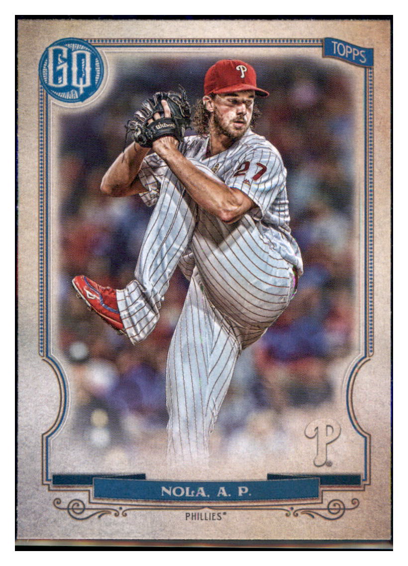 2020 Topps Gypsy Queen Aaron Nola  Philadelphia Phillies #282 Baseball
  card   MATV4A simple Xclusive Collectibles   