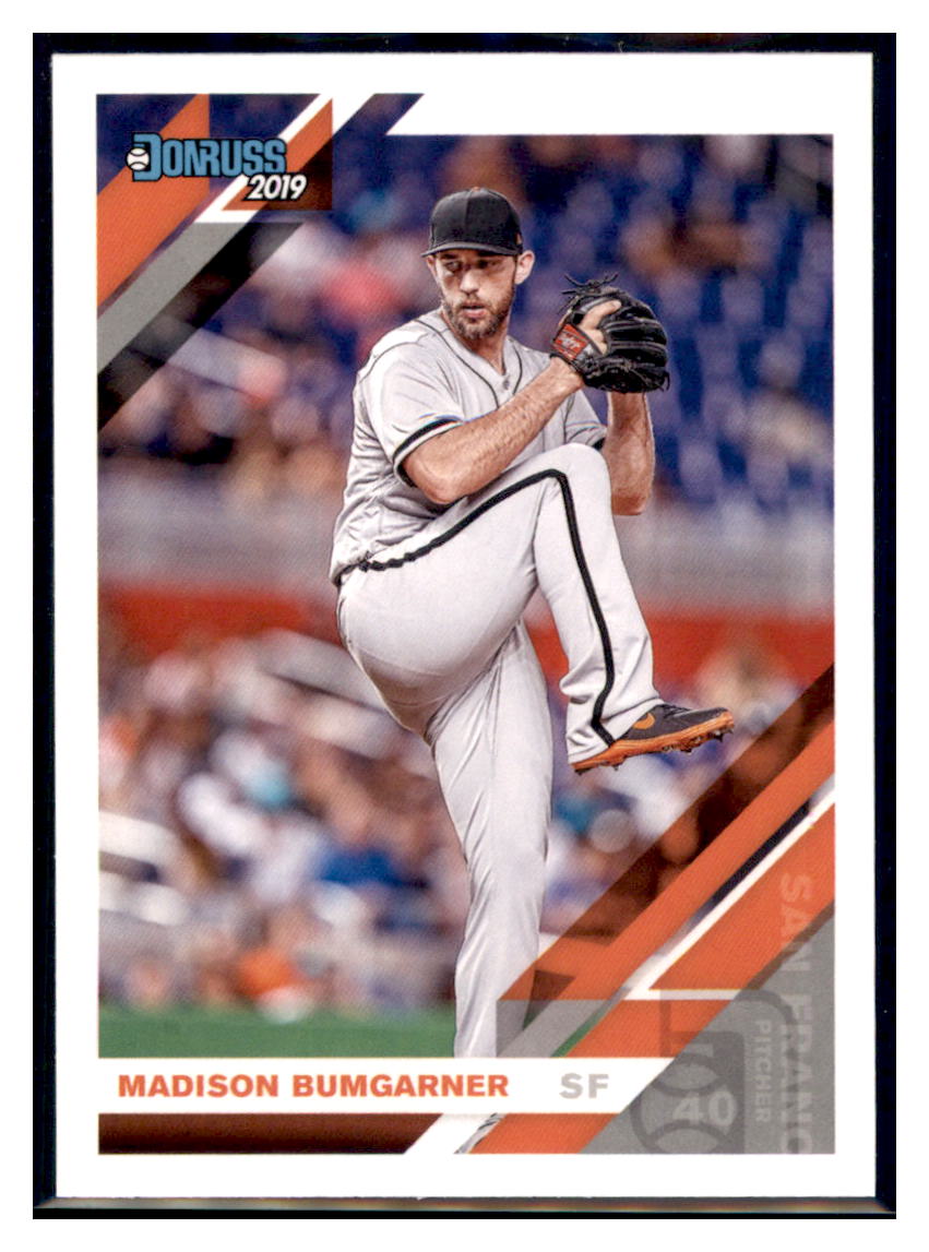 2019 Donruss Madison Bumgarner San Francisco Giants #154 Baseball
card MATV4A simple Xclusive Collectibles