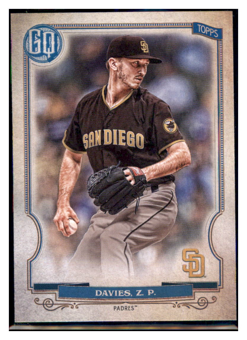 2020 Topps Gypsy Queen Zach Davies  San Diego Padres #283 Baseball card   MATV4A simple Xclusive Collectibles   
