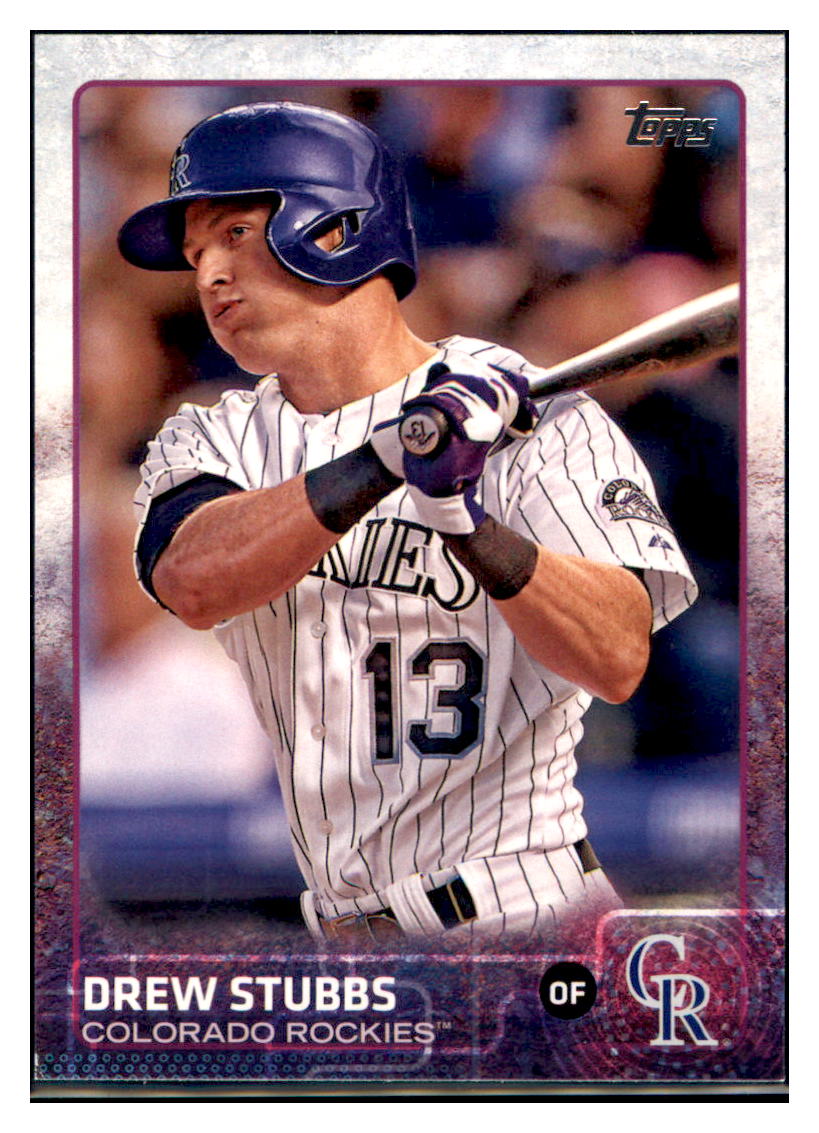 2015 Topps Colorado Rockies Drew
  Stubbs  Colorado Rockies #COR-11
  Baseball card   MATV2 simple Xclusive Collectibles