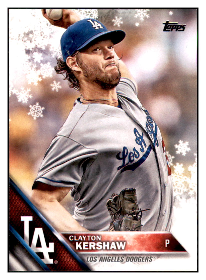 2016 Topps Clayton Kershaw Los Angeles Dodgers #150 Baseball card MATV2 simple Xclusive Collectibles