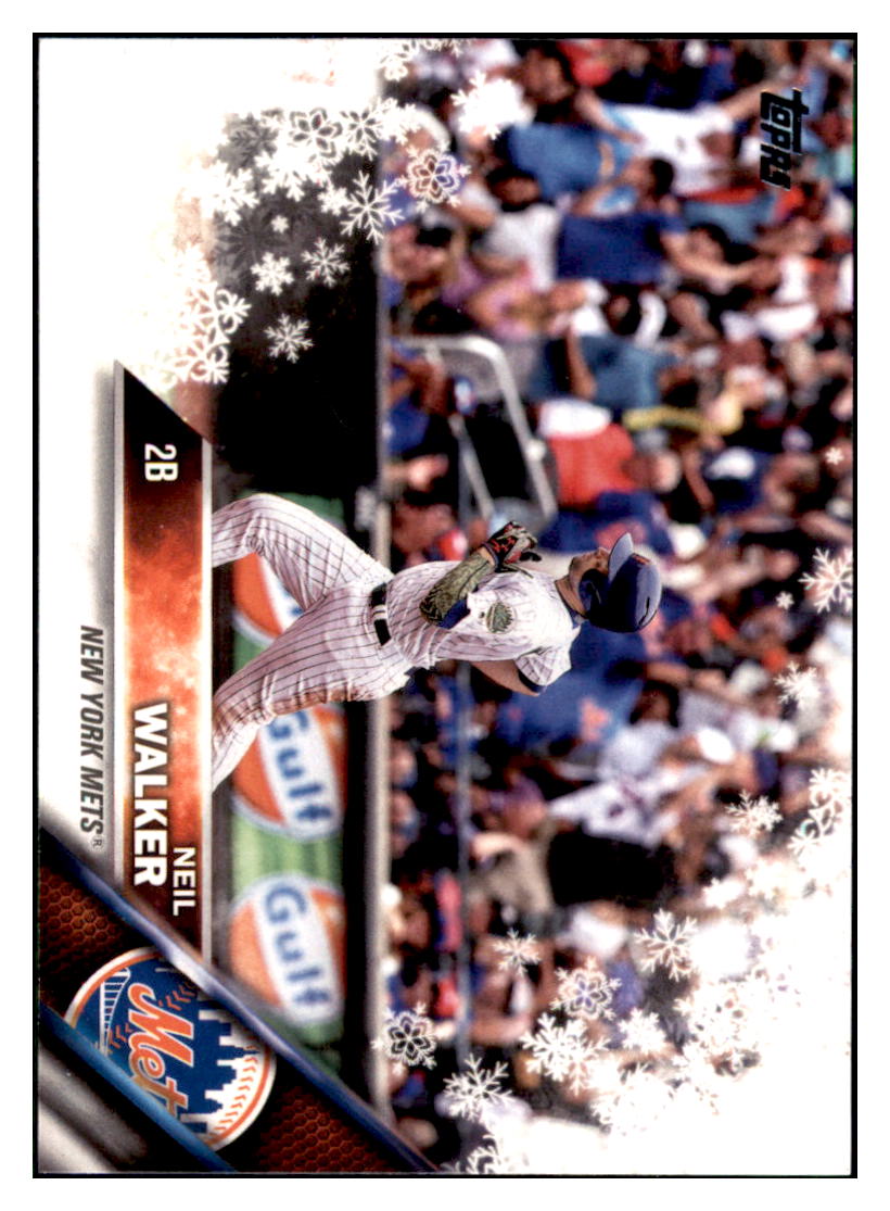 2016 Topps Holiday Neil Walker  New York Mets #HMW85 Baseball card   MATV2_1a simple Xclusive Collectibles