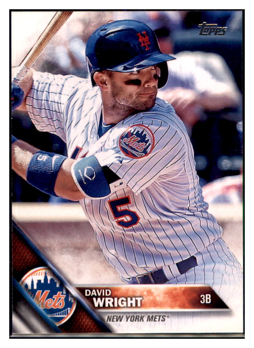 2016 Topps David Wright  New York Mets #310 Baseball card   MATV2 simple Xclusive Collectibles