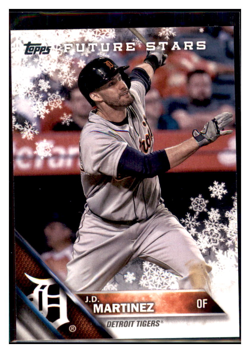 2016 Topps Holiday J.D. Martinez Detroit Tigers #HMW79 Baseball card MATV2_1c simple Xclusive Collectibles