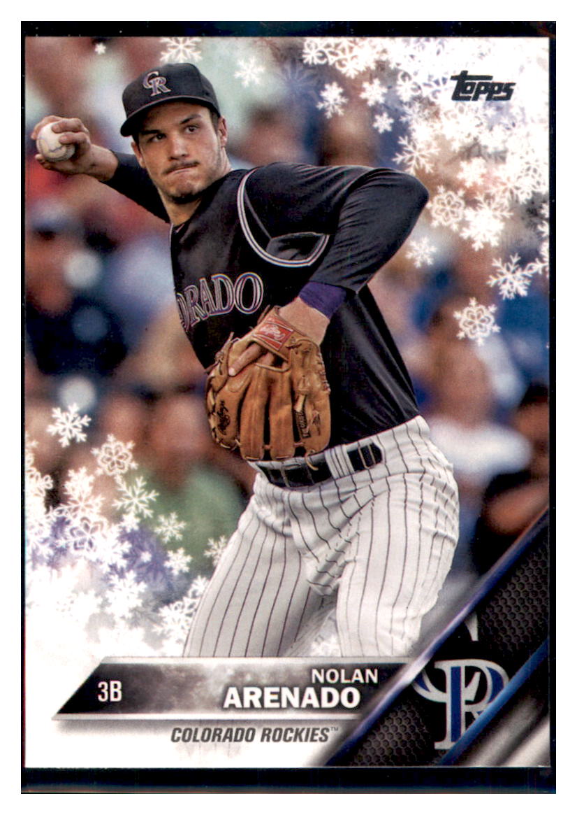 2016 Holiday Topps Colorado Rockies Nolan
Arenado Colorado Rockies #CRO-1
Baseball card MATV2 simple Xclusive Collectibles