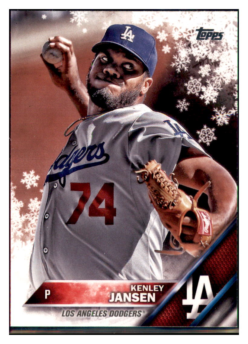 2016 Topps Kenley Jansen Los Angeles Dodgers #458 Baseball card MATV2 simple Xclusive Collectibles