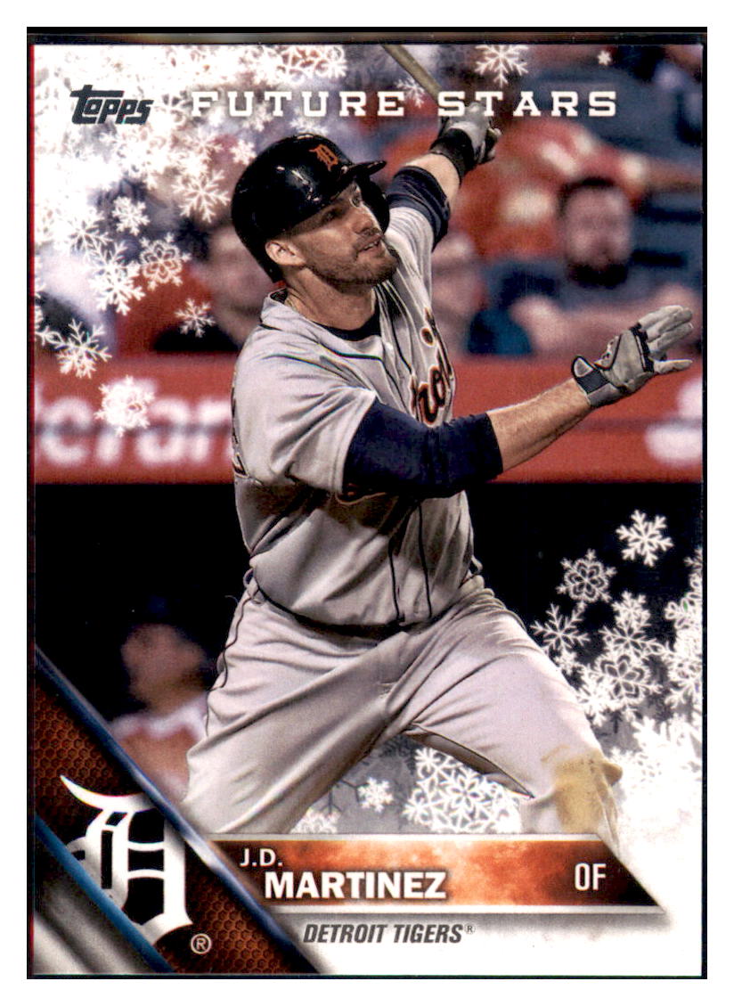 2016 Topps Holiday J.D. Martinez Detroit Tigers #HMW79 Baseball card MATV2_1b simple Xclusive Collectibles