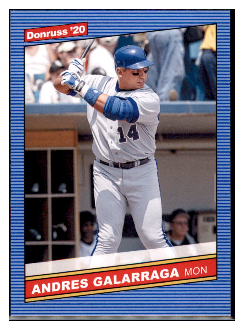2020 Donruss Andres Galarraga  Montreal Expos #213 Baseball card   MATV2 simple Xclusive Collectibles