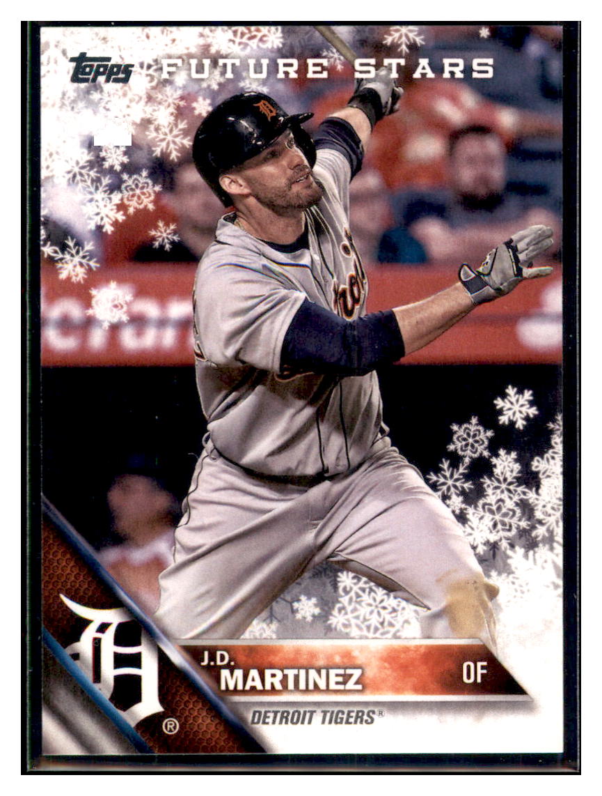 2016 Topps Holiday J.D. Martinez Detroit Tigers #HMW79 Baseball card MATV2_1a simple Xclusive Collectibles