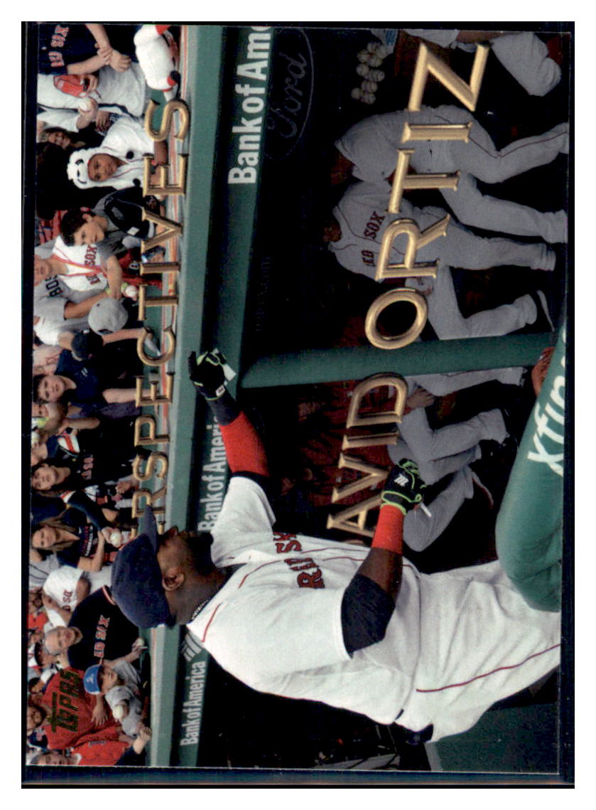 2016 Topps David Ortiz  Boston Red Sox #P-12 Baseball card   MATV2 simple Xclusive Collectibles