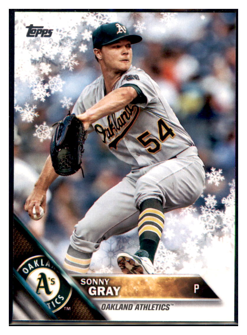 2016 Topps Sonny Gray  Oakland Athletics #4 Baseball card   MATV2 simple Xclusive Collectibles