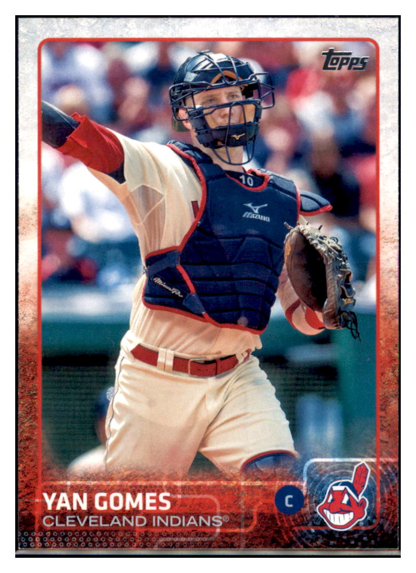 2015 Topps Yan Gomes  Cleveland Indians #622 Baseball card   MATV2 simple Xclusive Collectibles