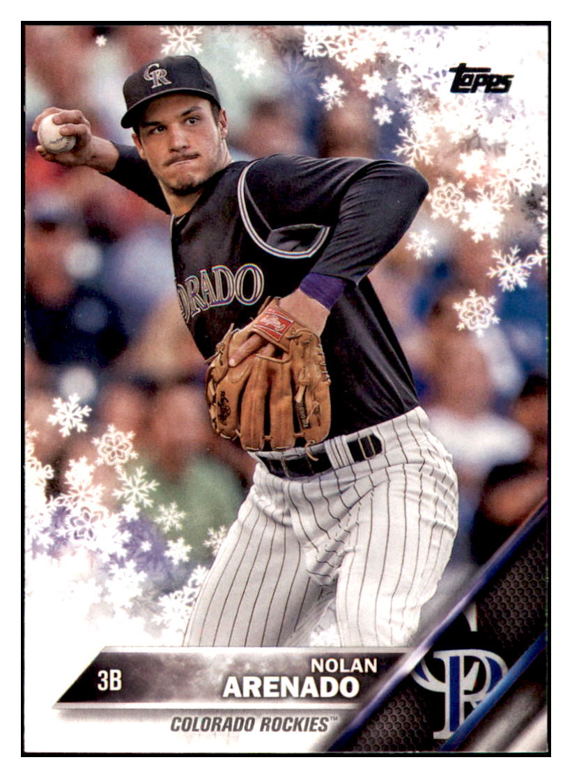 2016 Topps Nolan Arenado  Colorado Rockies #12a Baseball card   MATV2 simple Xclusive Collectibles