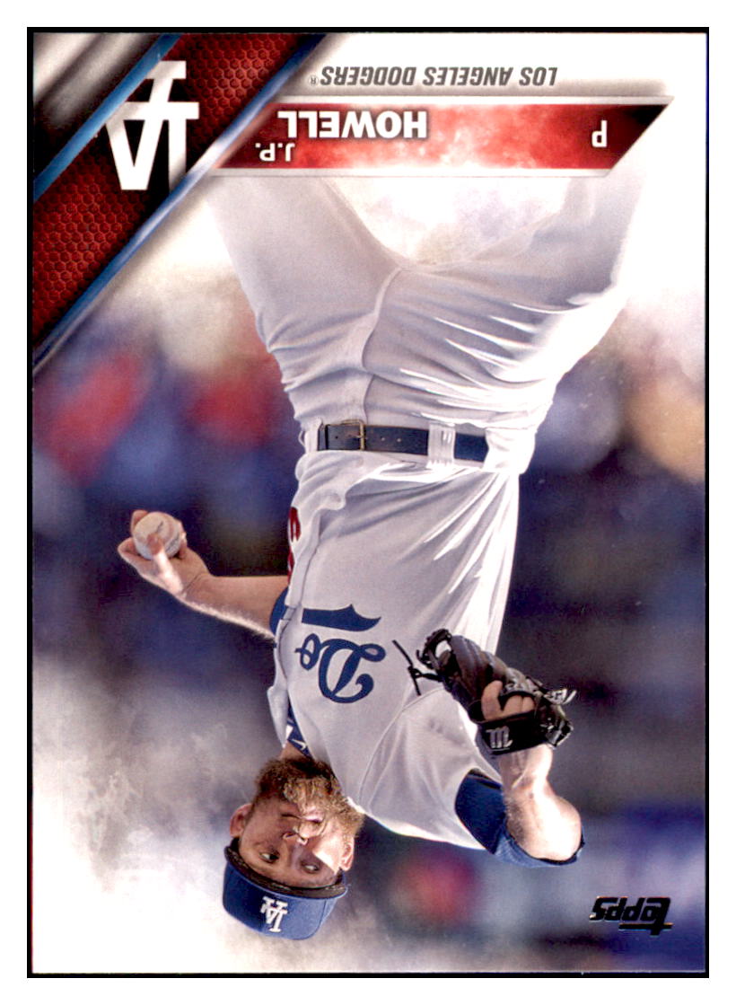 2016 Topps J.P. Howell Los Angeles Dodgers #123 Baseball card MATV2 simple Xclusive Collectibles
