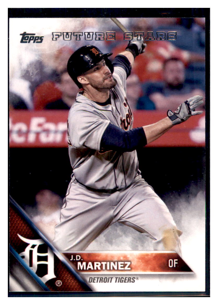 2016 Topps J.D. Martinez Detroit Tigers #110 Baseball card MATV2 simple Xclusive Collectibles
