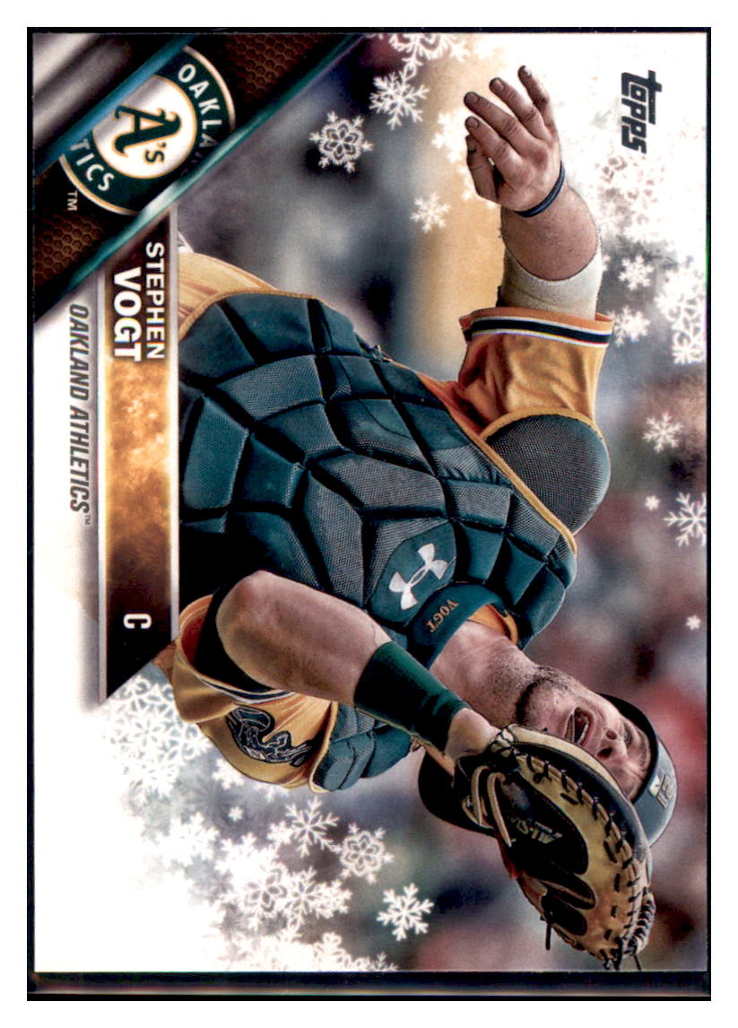 2016 Topps Stephen Vogt  Oakland Athletics #506 Baseball card   MATV2 simple Xclusive Collectibles
