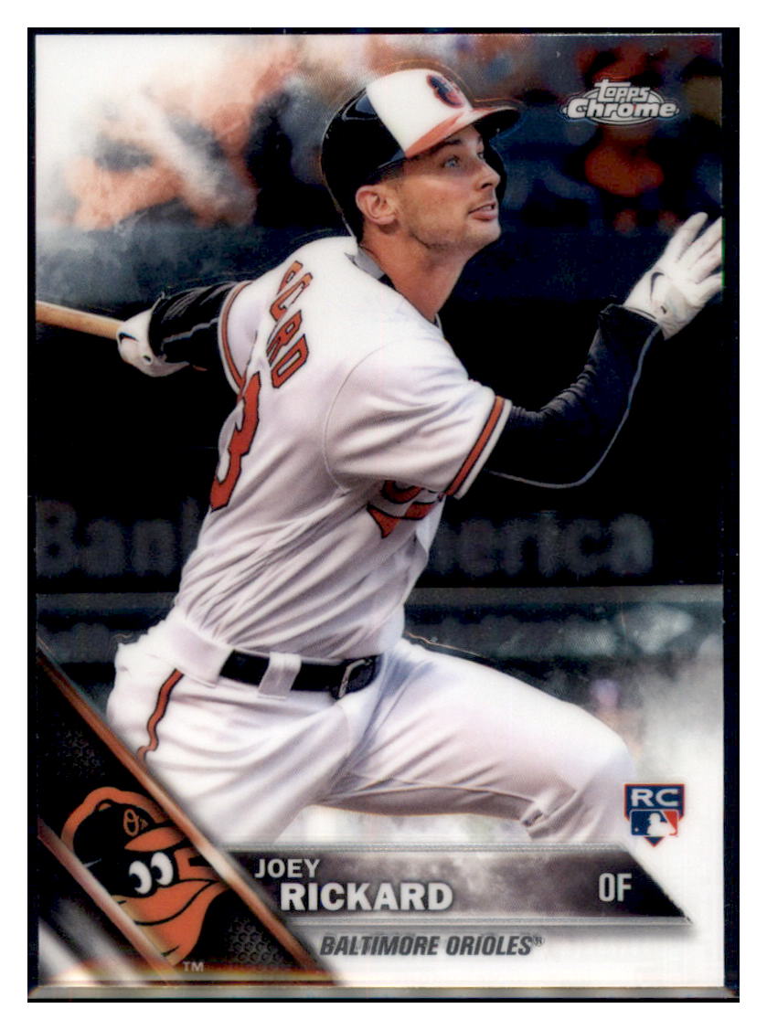 2016 Topps Chrome Joey Rickard  Baltimore Orioles #41 Baseball card   MATV2 simple Xclusive Collectibles