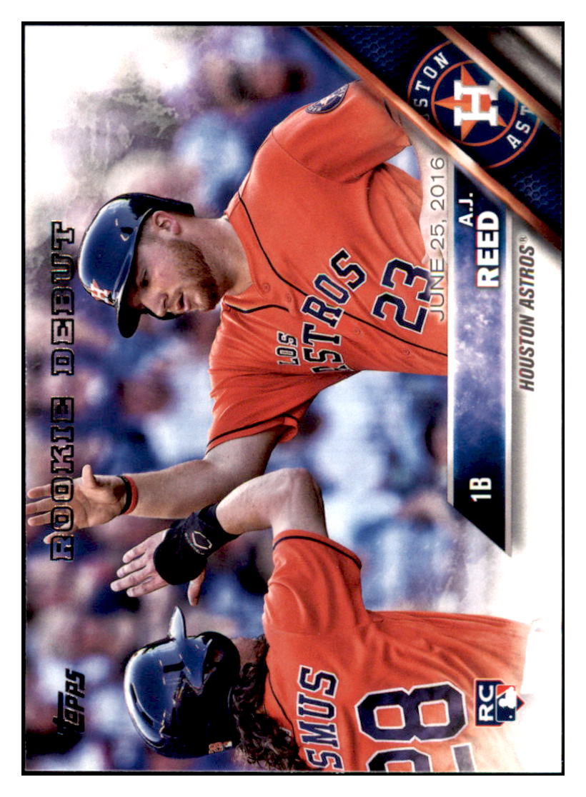 2016 Topps Update A.J. Reed  Houston Astros #US89 Baseball card   MATV2 simple Xclusive Collectibles   