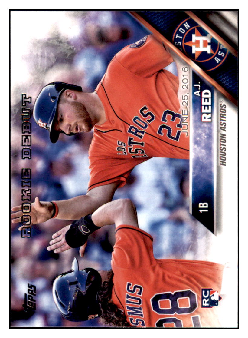 2016 Topps Update A.J. Reed  Houston Astros #US89 Baseball card   MATV2 simple Xclusive Collectibles