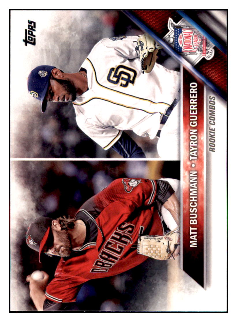 2016 Topps Update Matt Buschmann / Tayron
Guerrero Rookie Arizona Diamondbacks /
San Diego Padres #US147 Baseball card
MATV2 simple Xclusive Collectibles