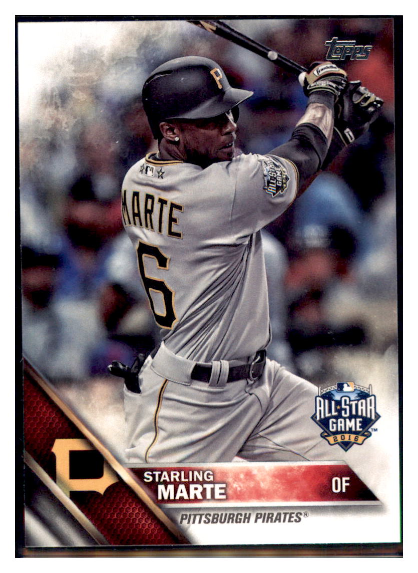 2016 Topps Update Starling Marte ASG Pittsburgh Pirates #US166 Baseball
  card   MATV2 simple Xclusive Collectibles