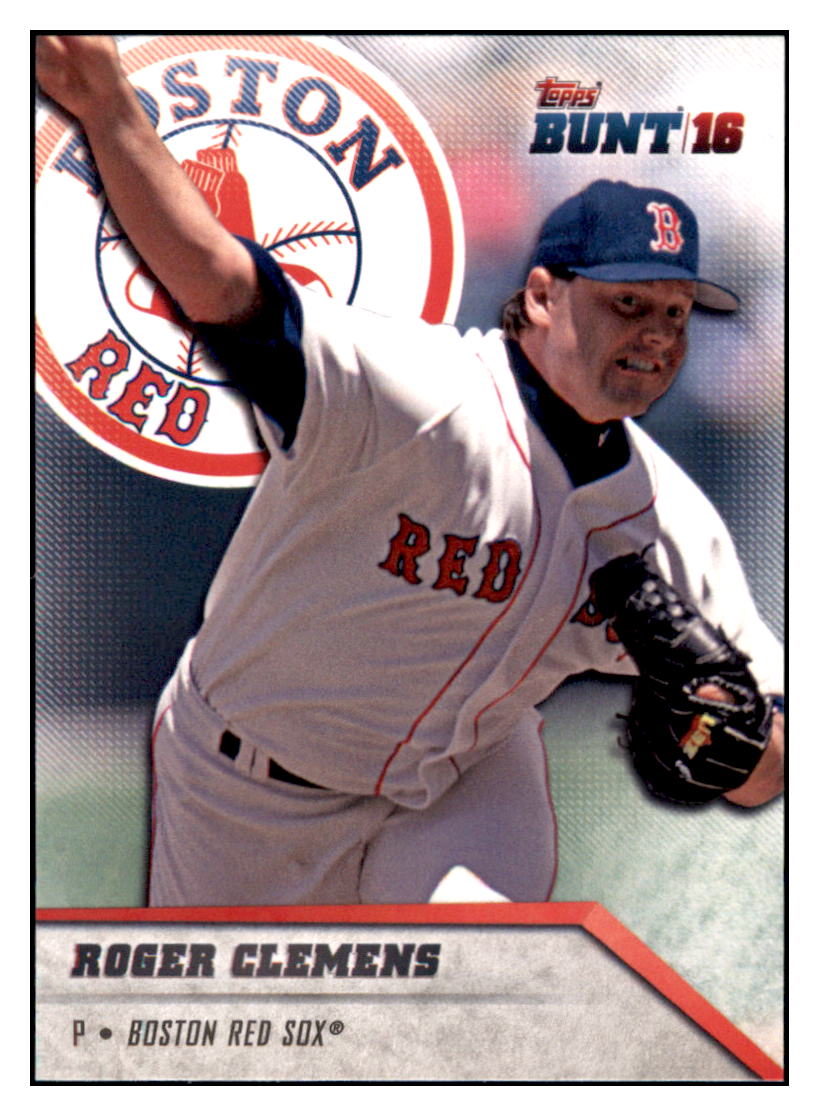 2016 Topps Bunt Roger Clemens  Boston Red Sox #83 Baseball card   MATV2 simple Xclusive Collectibles