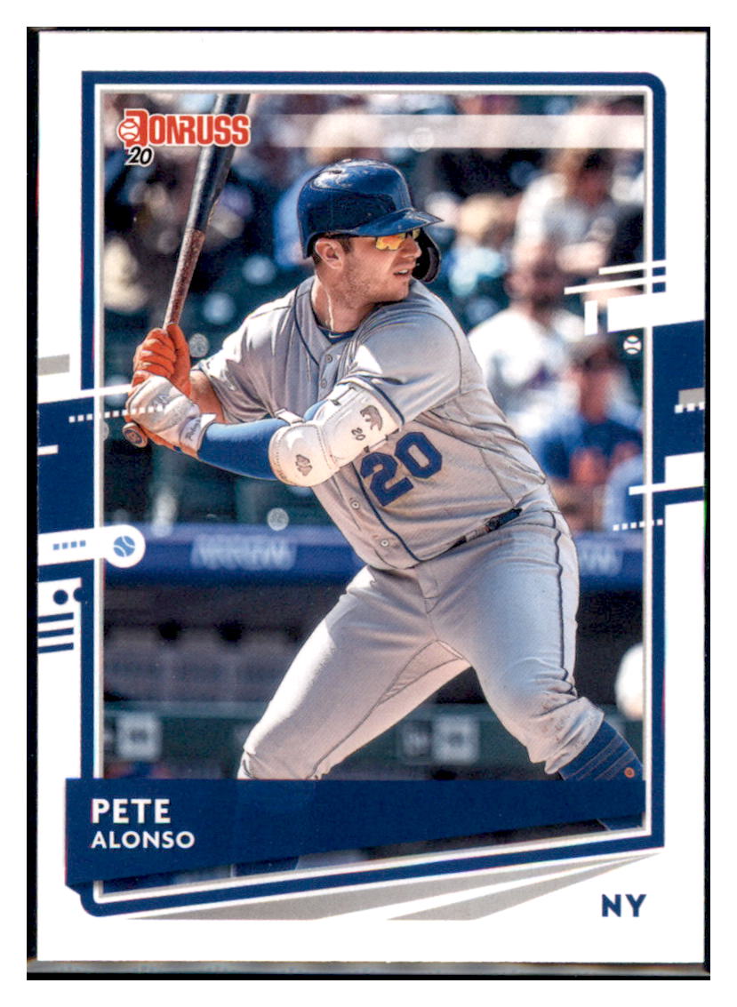 2020 Donruss Pete Alonso New York Mets #204a Baseball card MATV2 simple Xclusive Collectibles