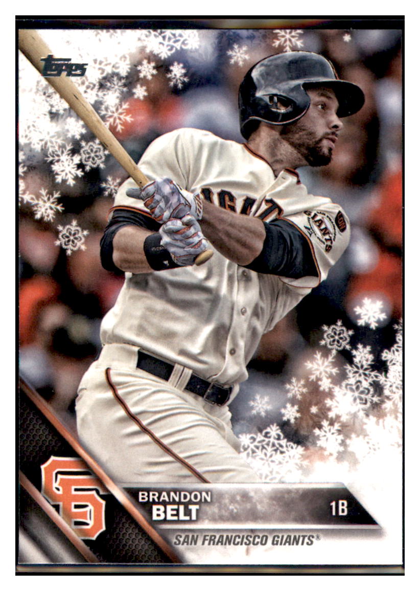 2016 Topps Brandon Belt San Francisco Giants #424 Baseball
card MATV2 simple Xclusive Collectibles