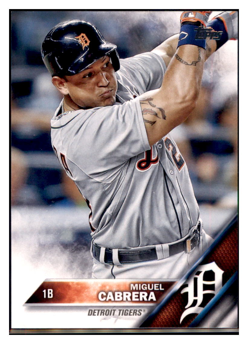 2016 Topps Miguel Cabrera Detroit Tigers #250 Baseball card MATV2 simple Xclusive Collectibles