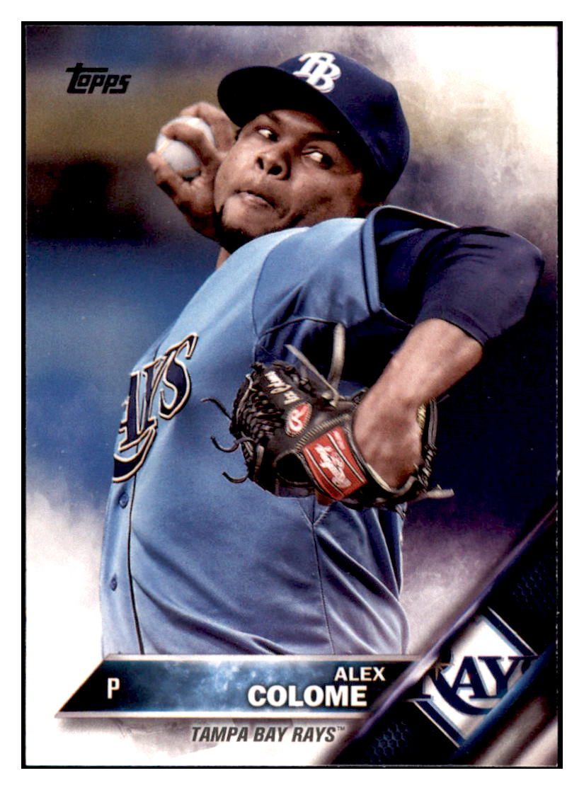 2016 Topps Update Alex Colome  Tampa Bay Rays #US75 Baseball card   MATV2 simple Xclusive Collectibles
