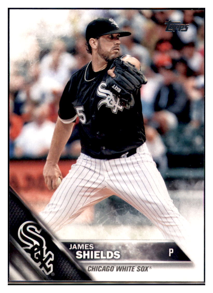 2016 Topps Update James Shields  Chicago White Sox #US210 Baseball card   MATV2 simple Xclusive Collectibles