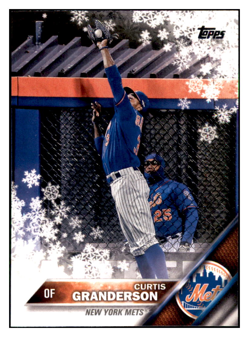 2016 Topps Holiday Curtis Granderson  New York Mets #HMW44 Baseball card   MATV2 simple Xclusive Collectibles