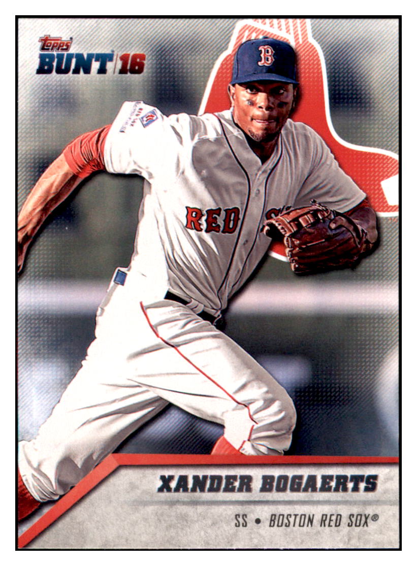 2016 Topps Bunt Xander Bogaerts  Boston Red Sox #23 Baseball card   MATV2 simple Xclusive Collectibles