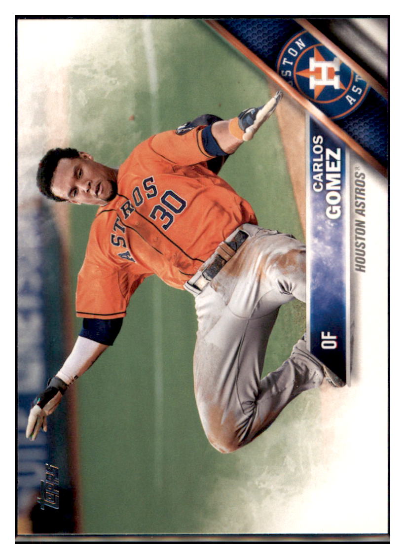 2016 Topps Carlos Gomez Houston Astros #249 Baseball card MATV2 simple Xclusive Collectibles