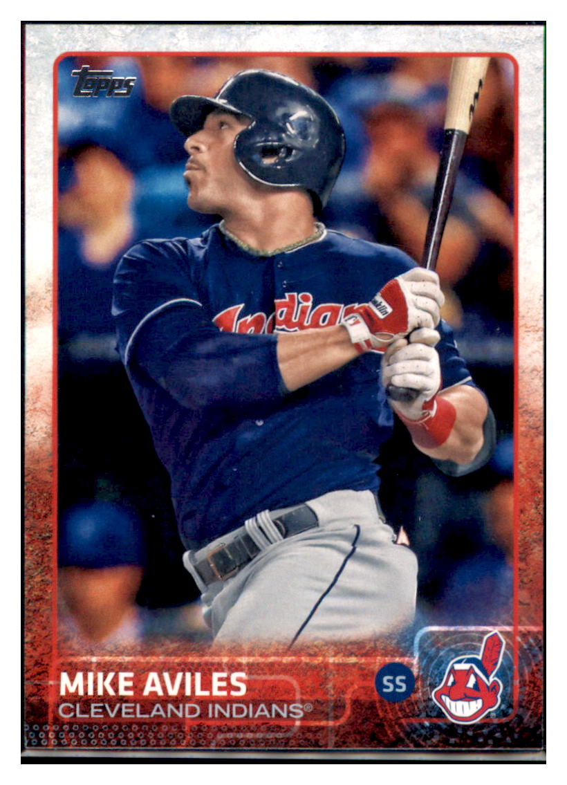 2015 Topps Mike Aviles  Cleveland Indians #397 Baseball card   MATV2 simple Xclusive Collectibles