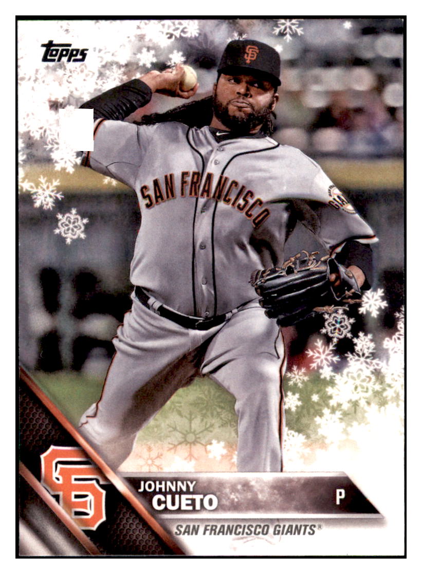 2016 Topps Holiday Johnny Cueto San Francisco Giants #HMW47 Baseball
card MATV2_1a simple Xclusive Collectibles