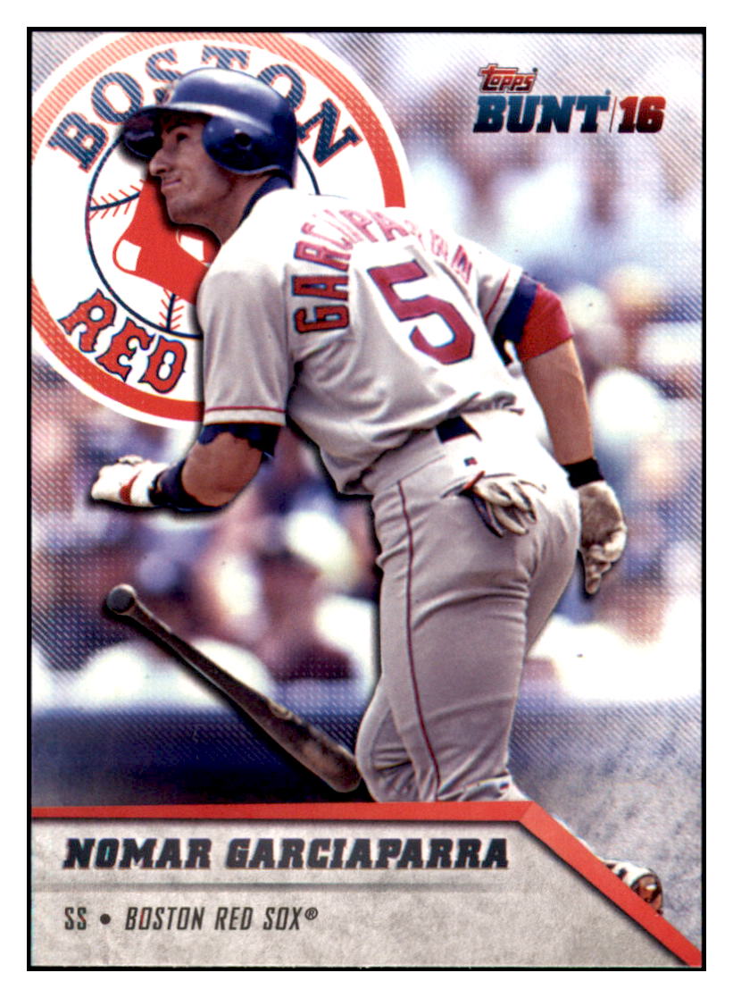 2016 Topps Bunt Nomar Garciaparra  Boston Red Sox #138 Baseball card   MATV2 simple Xclusive Collectibles