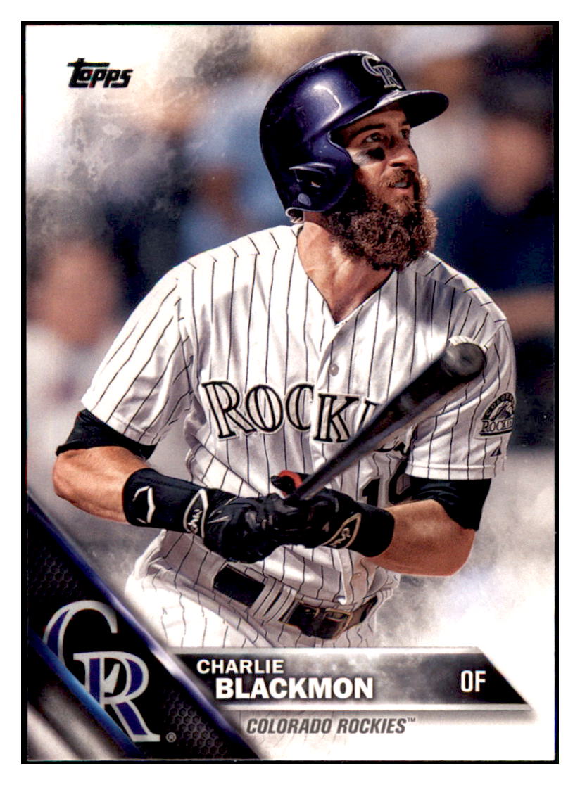 2016 Topps Charlie Blackmon  Colorado Rockies #93 Baseball card   MATV2 simple Xclusive Collectibles