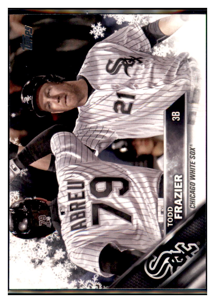 2016 Topps Holiday Todd Frazier Chicago White Sox #HMW115 Baseball
card MATV2 simple Xclusive Collectibles