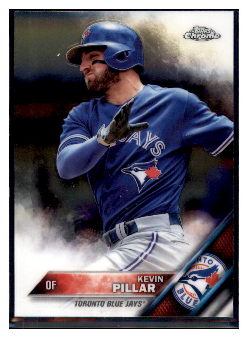 2016 Topps Chrome Kevin Pillar Toronto Blue Jays #102 Baseball card MATV2 simple Xclusive Collectibles