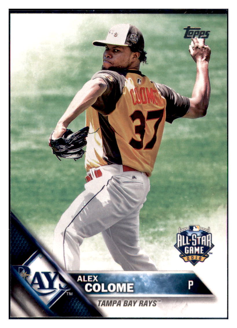 2016 Topps Update Alex Colome  Tampa Bay Rays #US200 Baseball card   MATV2 simple Xclusive Collectibles